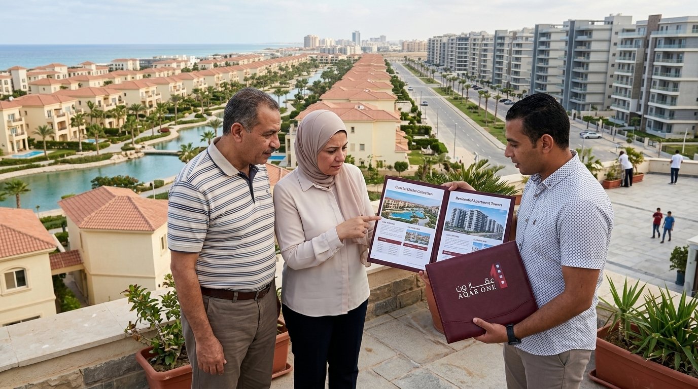 شاليهات للبيع في العلمين الجديدة